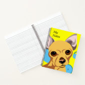 Personalisierte Chihuahua Art Notebooks Notizblock (Innenseite)
