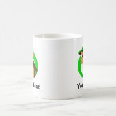Personalisierte Chimp-Cartoon-Kaffee-Tasse Kaffeetasse (Mittel)