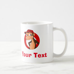 Personalisierte Chimp-Cartoon-Kaffee-Tasse Kaffeetasse