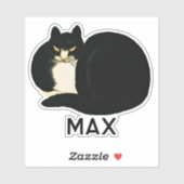 Personalisierte chinesische Qing-Dynastie Black Ma Aufkleber (Blatt)