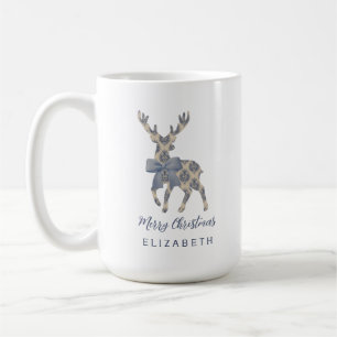 Personalisierte Chinoiserie Reindeer Kaffeetasse