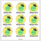 Personalisierte Chipkeks-Lehrer belohnen Sticker (Blatt)