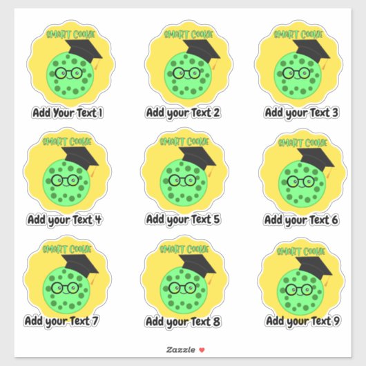 Personalisierte Chipkeks-Lehrer belohnen Sticker (Blatt)