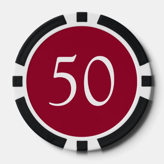 Personalisierte Chips für Ihre Anzahl und Farben P (Vorderseite)