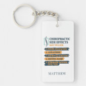 Personalisierte chiropraktische Nebenwirkungen Arz Schlüsselanhänger (Vorderseite)