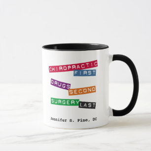 Personalisierte Chiropraktor-Tasse Tasse