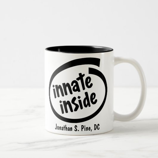 Personalisierte Chiropraktor-Tasse Zweifarbige Tasse (Rechts)