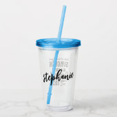 Personalisierte Chirurgie | Chirurgischer Technolo Acryltrinkbecher (Rückseite)