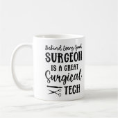 Personalisierte Chirurgie | Chirurgischer Technolo Kaffeetasse (Links)