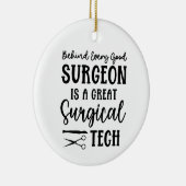 Personalisierte Chirurgie | Chirurgischer Technolo Keramik Ornament (Rechts)