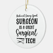 Personalisierte Chirurgie | Chirurgischer Technolo Keramik Ornament (Links)