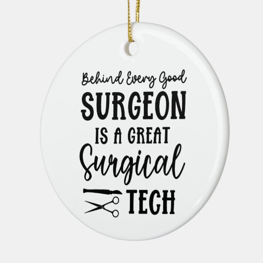 Personalisierte Chirurgie | Chirurgischer Technolo Keramik Ornament (Links)