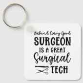 Personalisierte Chirurgie | Chirurgischer Technolo Schlüsselanhänger (Vorderseite)