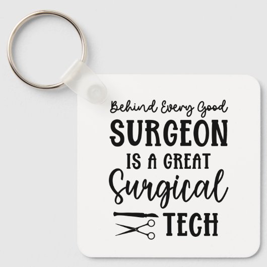 Personalisierte Chirurgie | Chirurgischer Technolo Schlüsselanhänger (Vorderseite)
