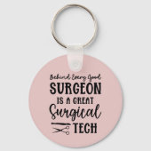 Personalisierte Chirurgie | Chirurgischer Technolo Schlüsselanhänger (Vorderseite)