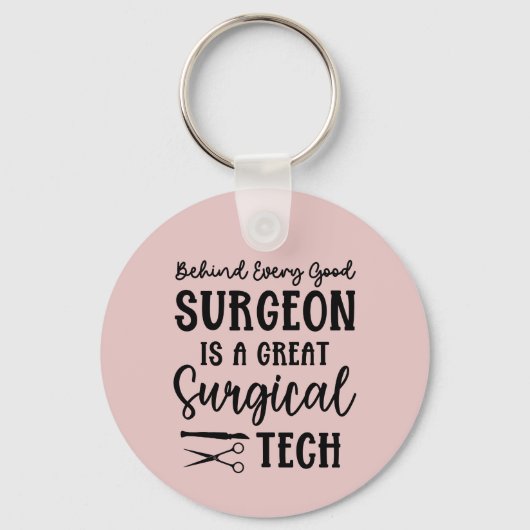 Personalisierte Chirurgie | Chirurgischer Technolo Schlüsselanhänger (Vorderseite)