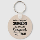 Personalisierte Chirurgie | Chirurgischer Technolo Schlüsselanhänger (Vorderseite)