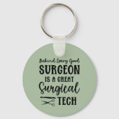 Personalisierte Chirurgie | Chirurgischer Technolo Schlüsselanhänger (Vorderseite)
