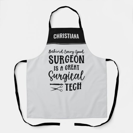 Personalisierte Chirurgie | Chirurgischer Technolo Schürze (Vorderseite)