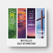 Personalisierte Christliche BIBEFÄHIGUNGEN Fotoplatte (Vorderseite)