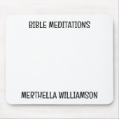 Personalisierte Christliche BIBLE VERSES Scripte Mousepad (Vorne)
