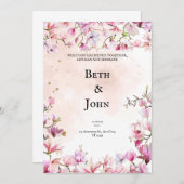 Personalisierte Christliche Einladung zur Hochzeit (Vorne/Hinten)