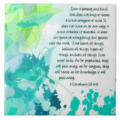 Personalisierte christliche Fliesen - 13:4 (Vorderseite)