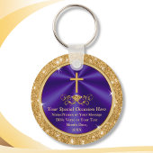 Personalisierte, Christliche Gastgeschenk, jedes M Schlüsselanhänger