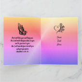 Personalisierte Christliche Geburtstagskarte Karte (Innenseite)