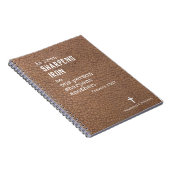 Personalisierte Christliche Geschenke für Männer - Notizblock (Rechte Seite)