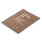 Personalisierte Christliche Geschenke für Männer - Notizblock (Linke Seite)