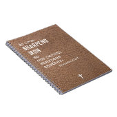 Personalisierte christliche Geschenke für Notizblock (Rechte Seite)