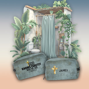 Personalisierte christliche - Jeremia 1:5 Waschbeutel