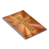 Personalisierte christliche Notizbücher mit (Rechte Seite)