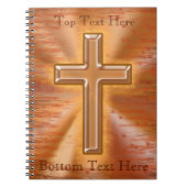 Personalisierte christliche Notizbücher mit (Vorderseite)