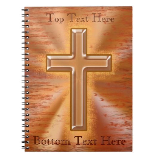 Personalisierte christliche Notizbücher mit (Vorderseite)