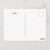 Personalisierte Christliche Postkarte (Rückseite)