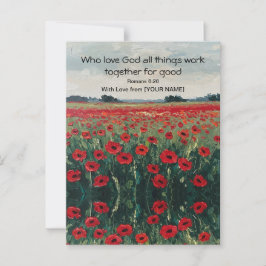 Personalisierte Christliche Postkarte