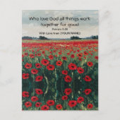 Personalisierte Christliche Postkarte (Vorderseite)