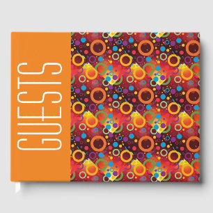 Personalisierte Christliche Schrift - ORANGE Circl Gästebuch