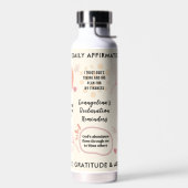 Personalisierte christliche tägliche Affirmations- Trinkflasche (Links)