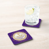 Personalisierte, Christliche Untersetzer, Set von Getränkeuntersetzer (Rechte Seite)