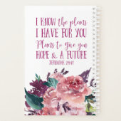 Personalisierte Christliche Verse Planer (Rückseite)