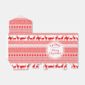 Personalisierte CHRISTMAS SAASON'S GREETING T favo Geschenkschachtel (Ungefaltet)