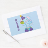 Personalisierte Circus Elephant Stickers (Umschlag)