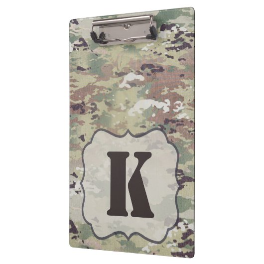 Personalisierte Clip Board Army OCP Camouflage Ein Klemmbrett (Links)