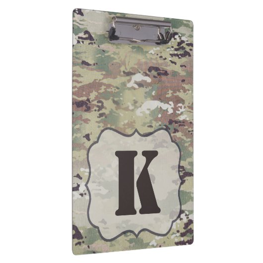 Personalisierte Clip Board Army OCP Camouflage Ein Klemmbrett (Rechts)