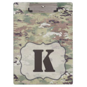 Personalisierte Clip Board Army OCP Camouflage Ein Klemmbrett (Vorderseite)