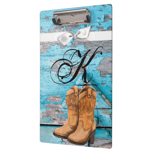 Personalisierte Clip Board Blue Wood Barn Door Sti Klemmbrett (Links)