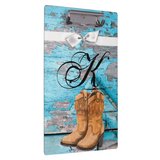 Personalisierte Clip Board Blue Wood Barn Door Sti Klemmbrett (Rechts)